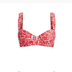 Cupshe Red Geometric Bikini